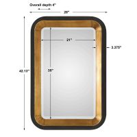 Niva Forged Iron Mirror