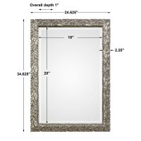 Evelina Contemporary Mirror