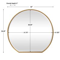 Cabell Gold Mirror