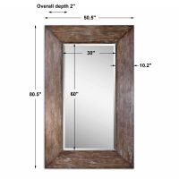 Langford Antiqued Mirror