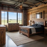 9 Drawer Dresser: Some lifestyle images are created with AI for visualization purposes. Crafted from natural solid wood, each piece is unique and will vary.