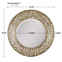Alita Round Mirror