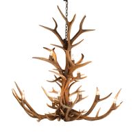 12 Light Elk Antler Chandelier