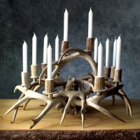 Rustic Antler Candelabra