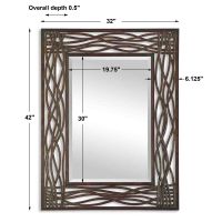 Dorigrass Forged Metal Mirror