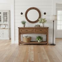 Pine Sideboard: Some lifestyle images are created with AI for visualization purposes. Crafted from natural solid wood, each piece is unique and will vary.
