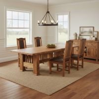 Barn Wood Dining Chair: Some lifestyle images are created with AI for visualization purposes. Crafted from natural solid wood, each piece is unique and will vary.