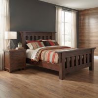 Barn Wood Nightstand: Some lifestyle images are created with AI for visualization purposes. Crafted from natural solid wood, each piece is unique and will vary.