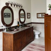 18" Oval Wide Rim Oil Rubbed Bronze Hammered Copper Self Rimming Bathroom Sink