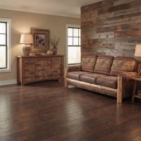 Barn Wood Sideboard: Some lifestyle images are created with AI for visualization purposes. Crafted from natural solid wood, each piece is unique and will vary.