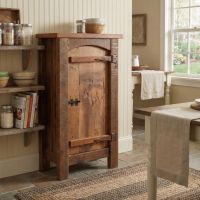 Barn Wood Cupboard: Some lifestyle images are created with AI for visualization purposes. Crafted from natural solid wood, each piece is unique and will vary.