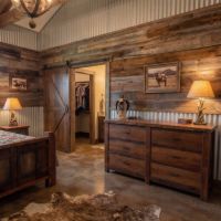 Barn Wood Dresser: Some lifestyle images are created with AI for visualization purposes. Crafted from natural solid wood, each piece is unique and will vary.