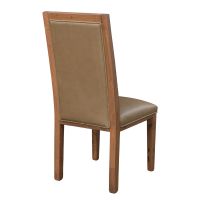 1869 Frontier Barn Wood Upholstered Dining Side Chair