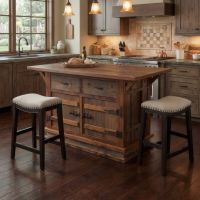 : Some lifestyle images are created with AI for visualization purposes. Crafted from natural solid wood, each piece is unique and will vary.