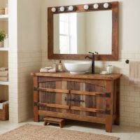 2 Door Vanity: Some lifestyle images are created with AI for visualization purposes. Crafted from natural solid wood, each piece is unique and will vary.