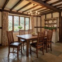Barn Wood Dining Chair: Some lifestyle images are created with AI for visualization purposes. Crafted from natural solid wood, each piece is unique and will vary.