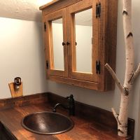 19" Oval Oil Rubbed Bronze Hammered Copper Self Rimming Bathroom Sink