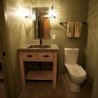 19" Rectangular Oil Rubbed Bronze Hammered Copper Bathroom Sink