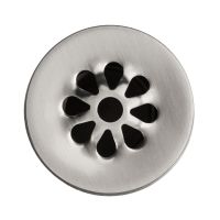 1.5" Non-Overflow Brushed Nickel Bathroom Sink Grid Drain