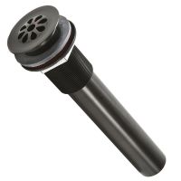 1.5" Non-Overflow Oil Rubbed Bronze Bathroom Sink Grid Drain