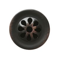1.5" Non-Overflow Oil Rubbed Bronze Bathroom Sink Grid Drain