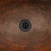 1.5" Non-Overflow Oil Rubbed Bronze Bathroom Sink Grid Drain