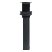 1.5" Non-Overflow Matte Black Bathroom Sink Grid Drain