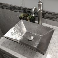 1.5" Non-Overflow Brushed Nickel Bathroom Sink Pop-Up Drain