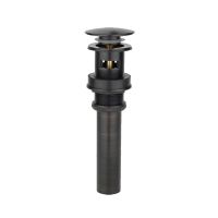 1.5" Oil Rubbed Bronze Overflow Pop-up Oil Bathroom Sink Drain
