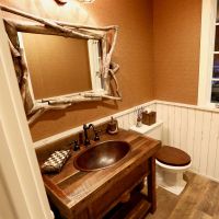 20" Oval Oil Rubbed Bronze Hammered Copper Self Rimming Master Bath Sink