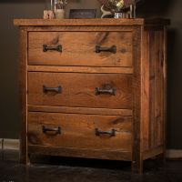 Timber Frame Barnwood 3 Drawer Chest