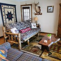 customer supplied image of log futon