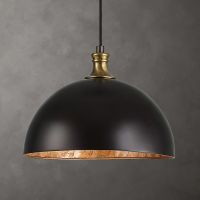 Placuna Metal Dome Pendant Light