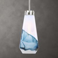 Windswept Blue & White Mini Pendant