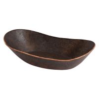 23" Bath Tub Oil Rubbed Bronze Terra Firma Copper Vessel Sink