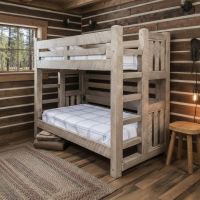 Day Bed: Some lifestyle images are created with AI for visualization purposes. Crafted from natural solid wood, each piece is unique and will vary.