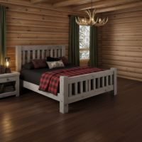 Bed: Some lifestyle images are created with AI for visualization purposes. Crafted from natural solid wood, each piece is unique and will vary.