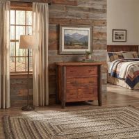 Hickory Chest of Drawers: Some lifestyle images are created with AI for visualization purposes. Crafted from natural solid wood, each piece is unique and will vary.