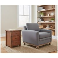 End Table: Some lifestyle images are created with AI for visualization purposes. Crafted from natural solid wood, each piece is unique and will vary.
