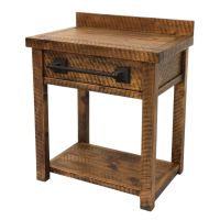 Sawmill Rough Sawn Open Vanity