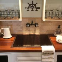 25" Oil Rubbed Bronze Hammered Copper Single Basin Kitchen Sink