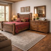 Dresser: Some lifestyle images are created with AI for visualization purposes. Crafted from natural solid wood, each piece is unique and will vary.