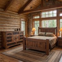 Rustic Barn Wood Dresser: Some lifestyle images are created with AI for visualization purposes. Crafted from natural solid wood, each piece is unique and will vary.