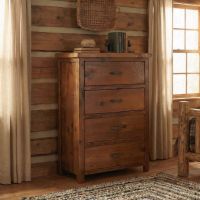 Rustic Chest of Drawers: Some lifestyle images are created with AI for visualization purposes. Crafted from natural solid wood, each piece is unique and will vary.