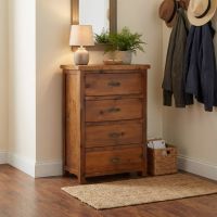 Chest of Drawers: Some lifestyle images are created with AI for visualization purposes. Crafted from natural solid wood, each piece is unique and will vary.