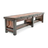 Western Woods Rustic Reclaimed Dining Bench