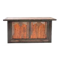 Western Woods Saloon Rustic Barn Wood Bar