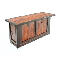 Western Woods Saloon Rustic Barn Wood Bar