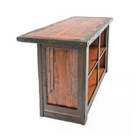 Western Woods Saloon Rustic Barn Wood Bar