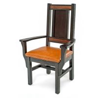 western Woods Rustic Reclaimed Arm Chair